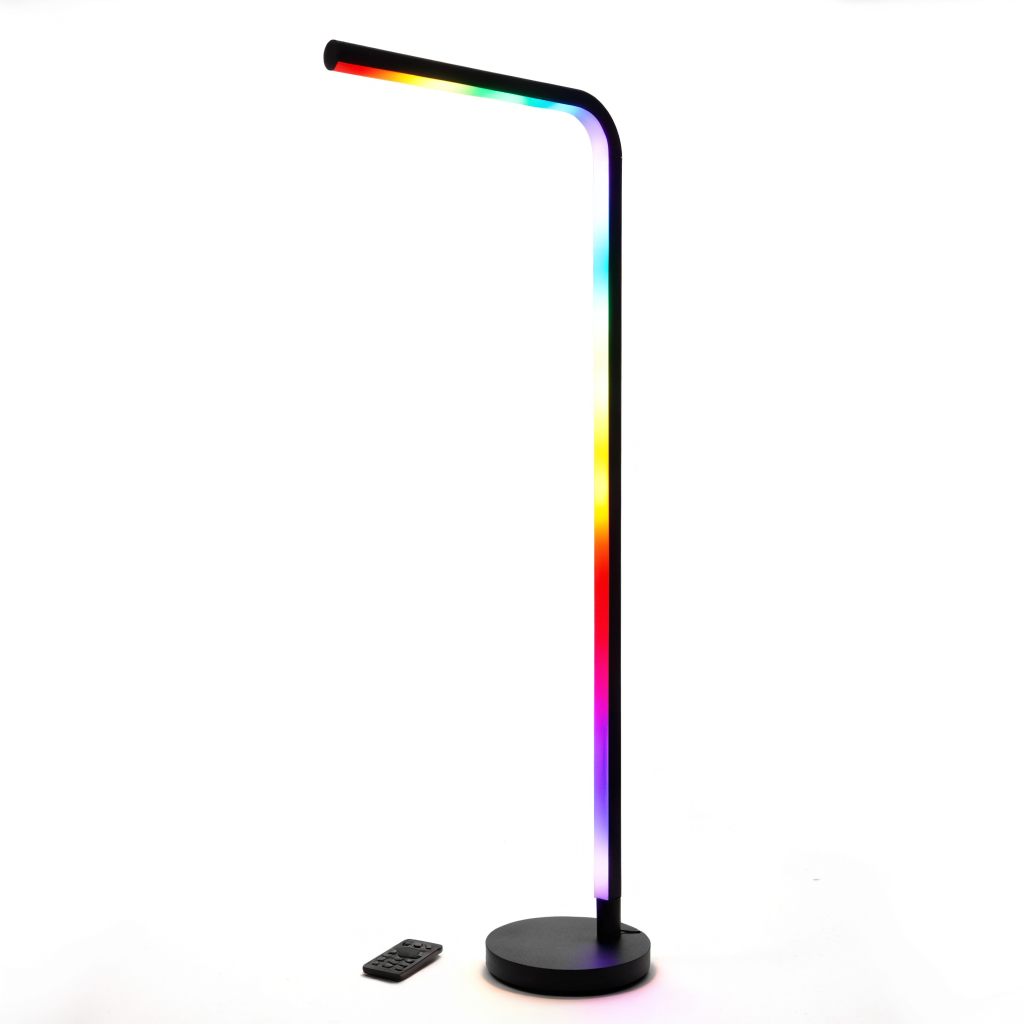 65-Inch RGB Corner Floor Lamp with Remote